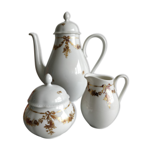 Service à café en porcelaine