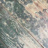 Vintage farm table with spindle legs.