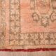 Large Vintage Moroccan Rug 203 x 376 cm, Peach Berber Wool Rug Handmade