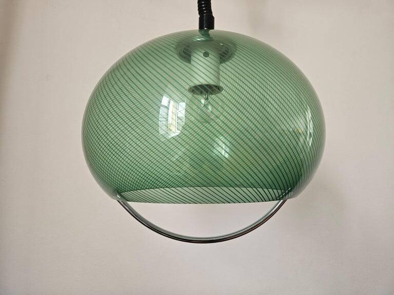 Midcentury Pendant Meblo, designed by Harvey Guzzini, Italy, 1970s