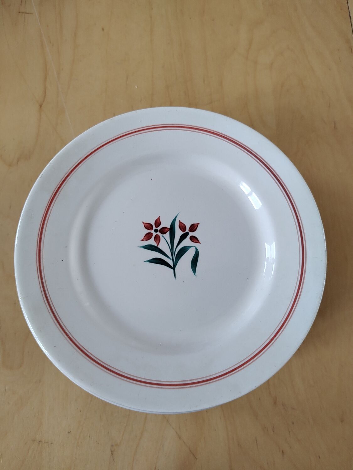 Set of 10 Moulin des Loups plates