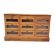 Commode grainetier 9 tiroirs vitrés