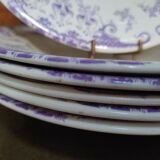 6 hollow plates iron earth by Longwy