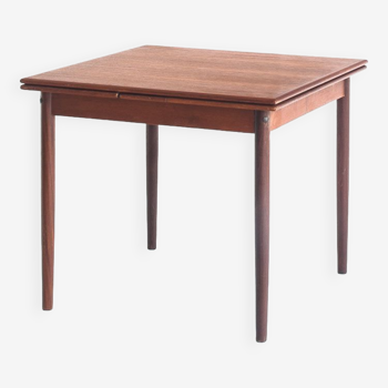Teak dining table with Scandinavian-style extensions - France, 1960