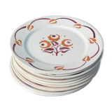 Lot de 12 assiettes à dessert Badonviller
