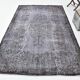 Tapis 5x9 pour salon, tapis Vintage à fleurs bleu gris, 170x268Cm, SK 1390