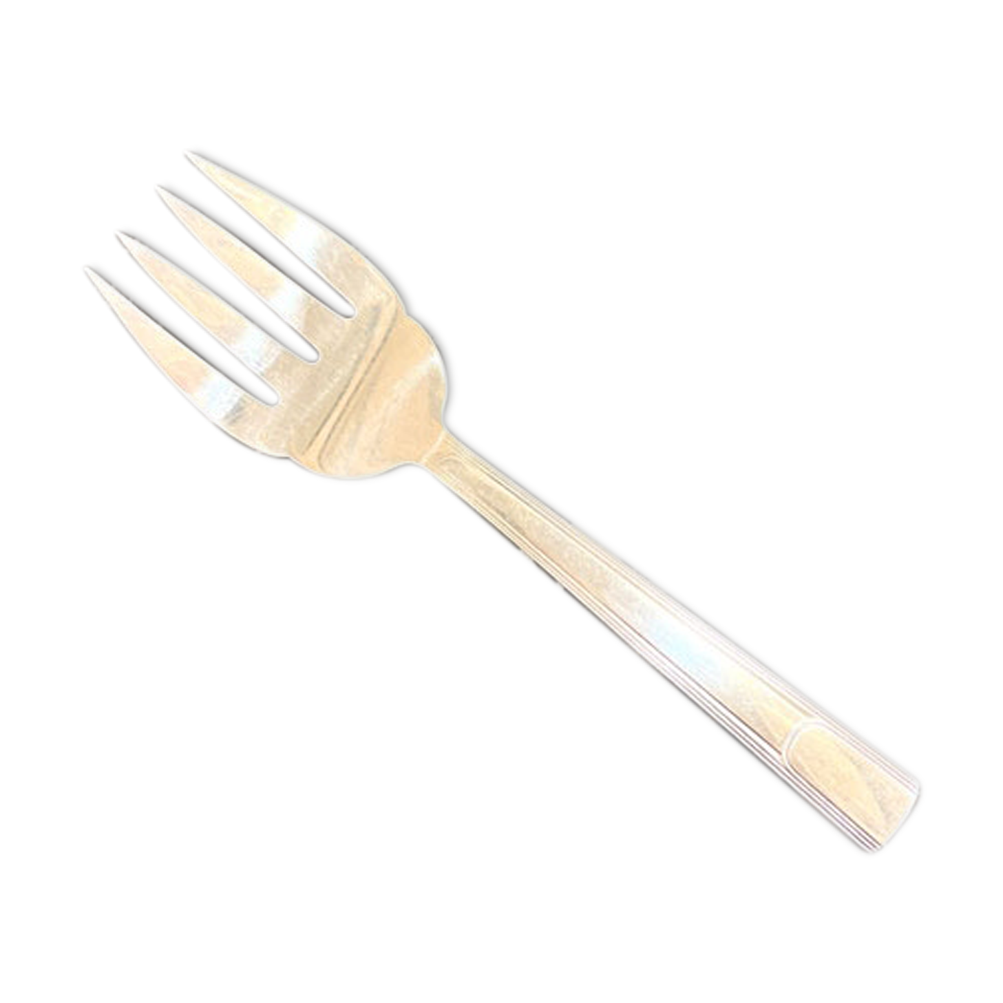 Christofle service range, silver metal, Gabon model