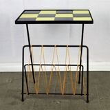 Table d'appoint porte-journaux  1960