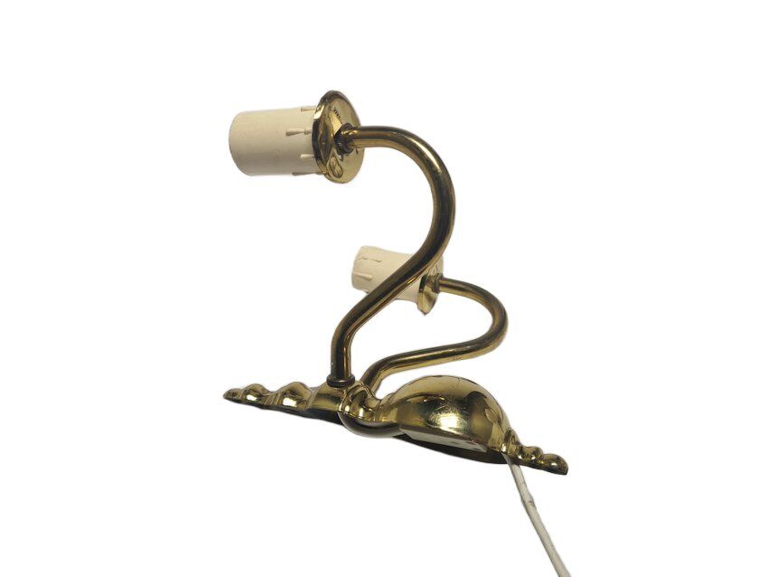 Two-armed wall lamp, Sweden, 1970s