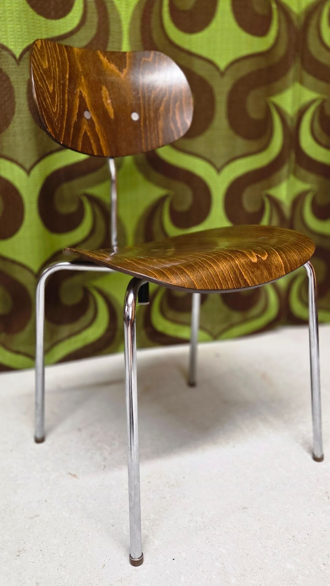 Set of four Se 68 chairs by Egon Eiermann for Wilde+Spieth.