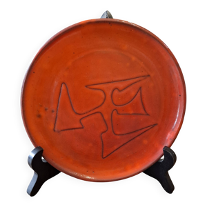 Assiette céramique émaillée