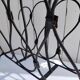 Metal and leather magazine rack, attributed to Jacques Adnet, vintage