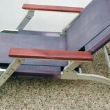 Rare deck chair from Transatlantico Michelangelo 1965
