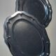 Set de 2 plateaux en étain
