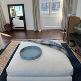 Large square Italian design pouf