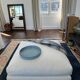 Large square Italian design pouf