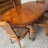 Regency style table and 4 chairs