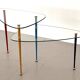 Italian Arlecchino Side Table in Glass by Edoardo Paoli for Vitrex