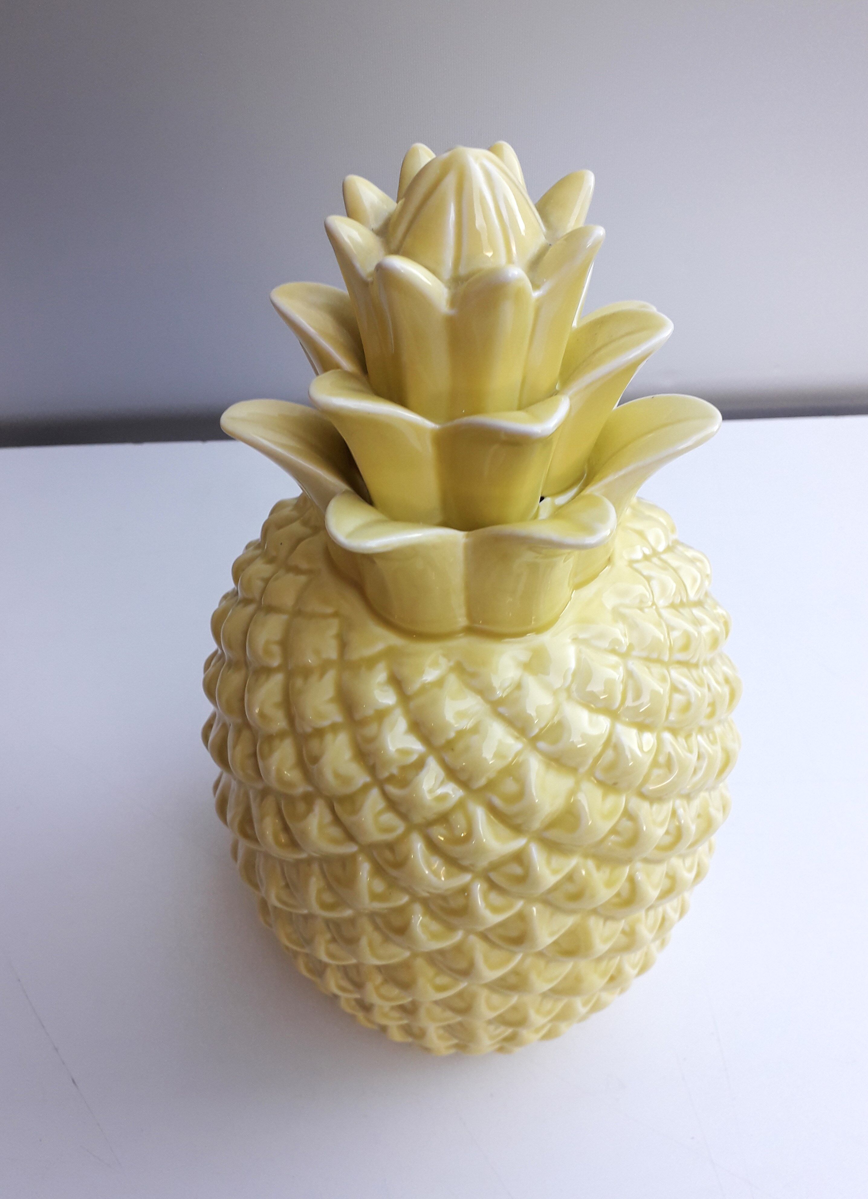 Ceramic pineapple lamp 1990 2000