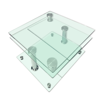 4-tray modular square coffee table