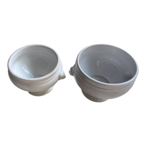 pots à crème en porcelaine