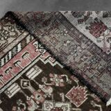 Vintage Hand-Woven Middle Eastern Oriental Hamadan Rug, 1960s