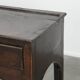 Table d'appoint/commode anglaise ancienne du XVIIIe siècle en chêne