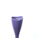 Vintage Scandinavian purple wooden candle holder