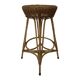 Vintage rotan bar stool 60s design