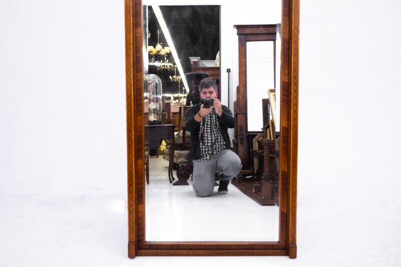 Art Nouveau mirror, France, ca. 1920.