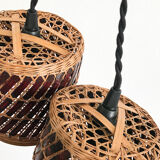 Set of 2 wicker walkers