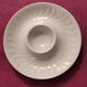 Set of white porcelain egg cups Bareuther Waldsassen 1970s