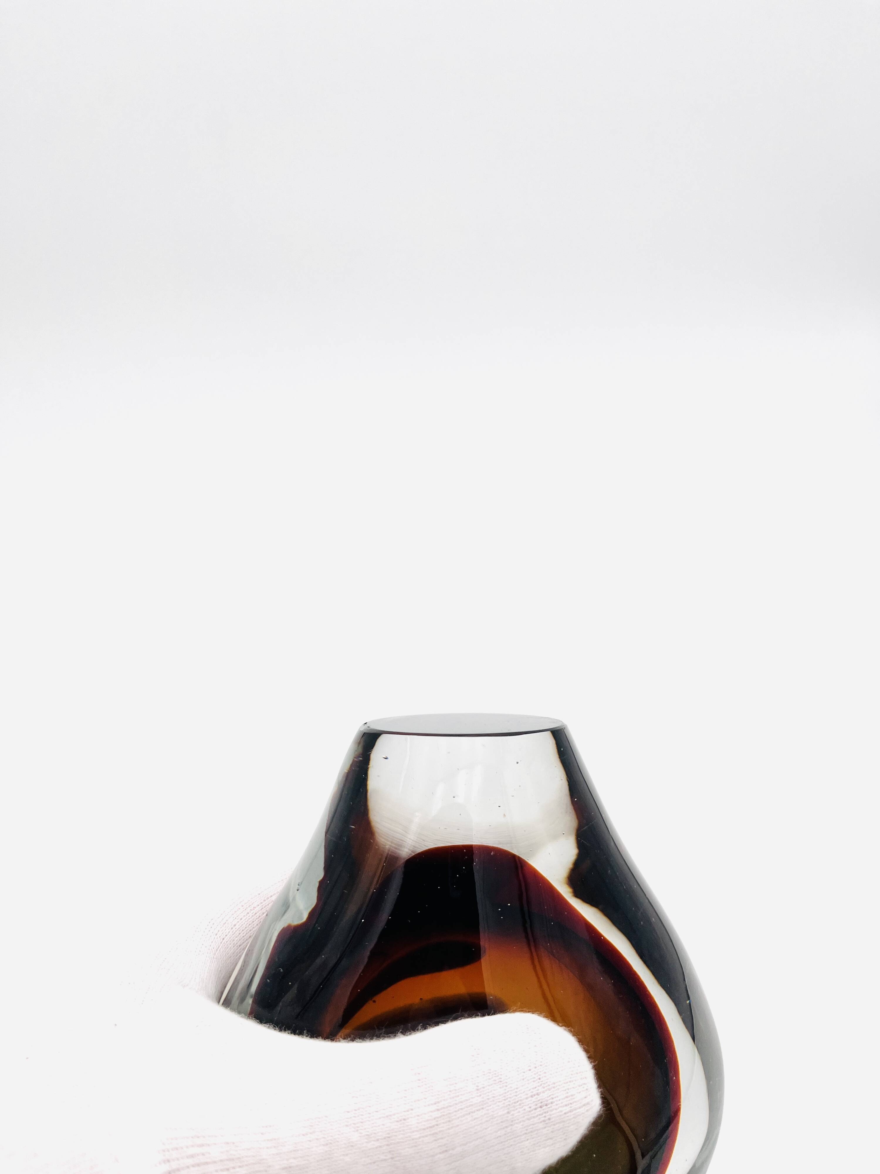 Murano Sommerso vase by Flavio Poli for Seguso 1960