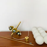 Brass Sputnik chandelier by Kaiser Leuchten