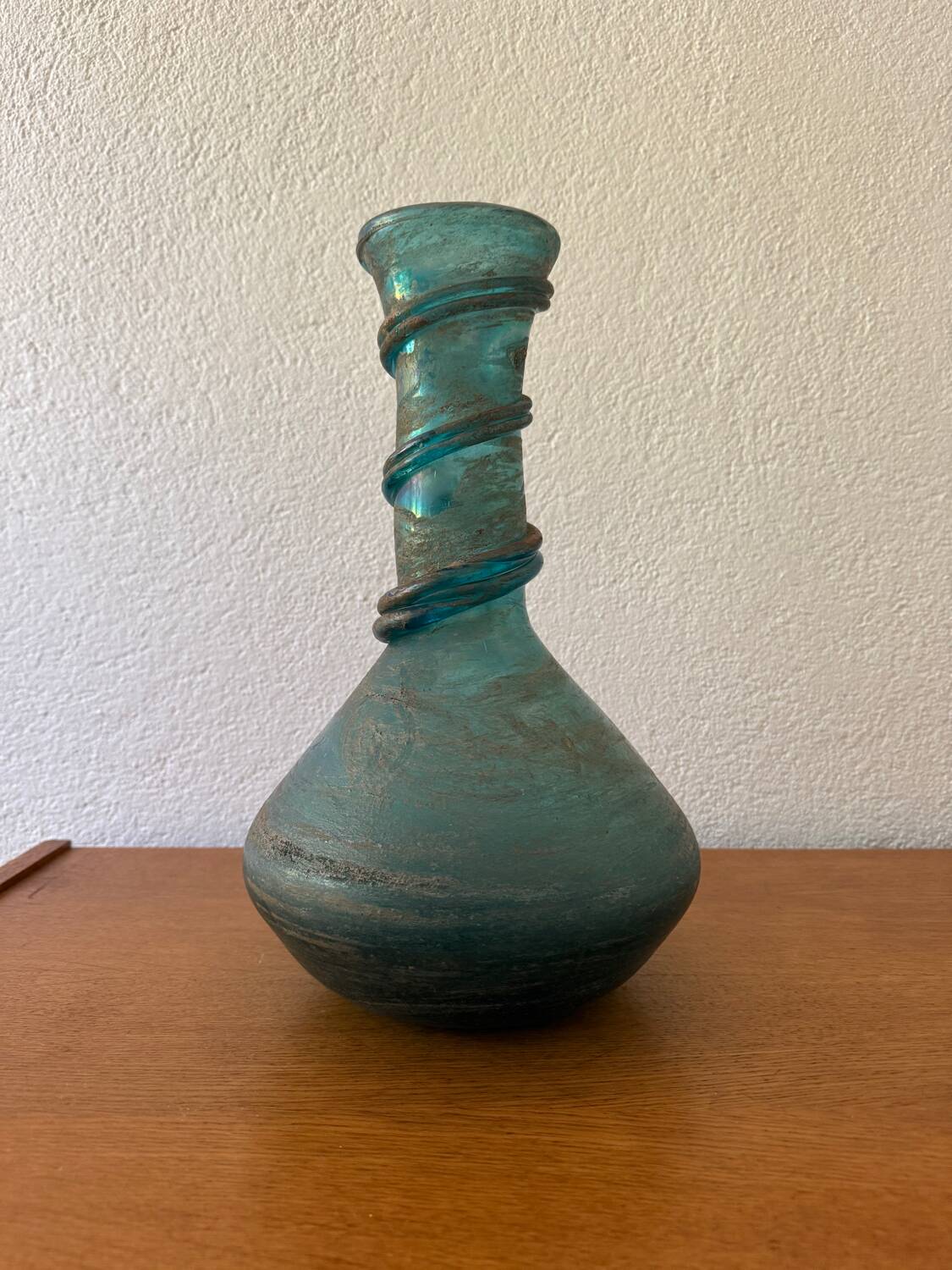 Large Murano glass vase Scavo Seguso 70s