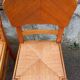 Paire de chaises paillées années 50