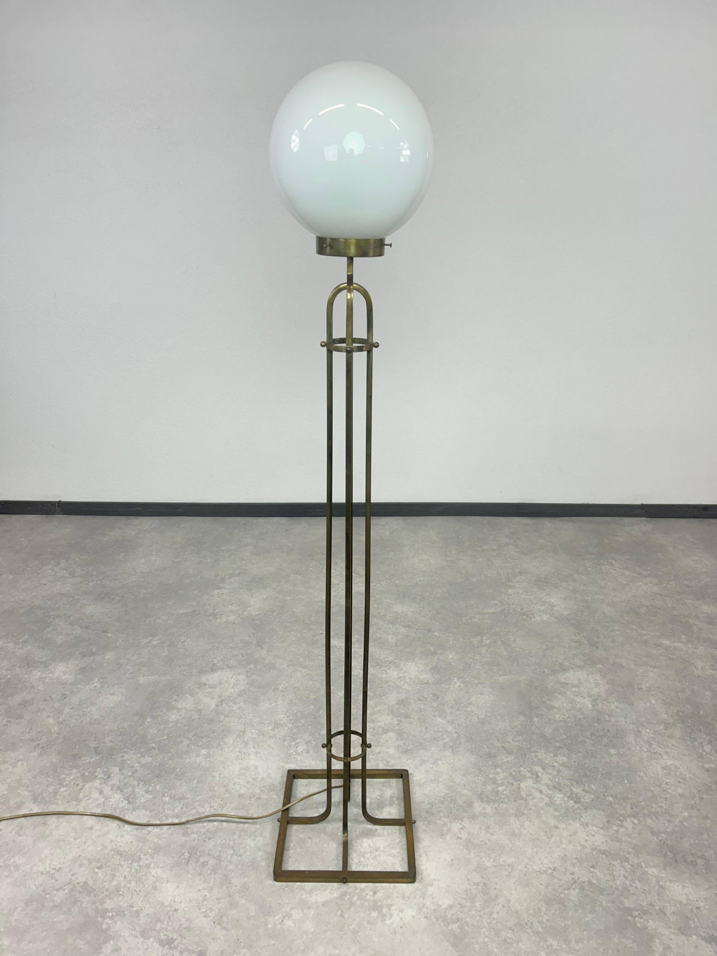Pair of Art Nouveau floor lamps by Adolf Loos