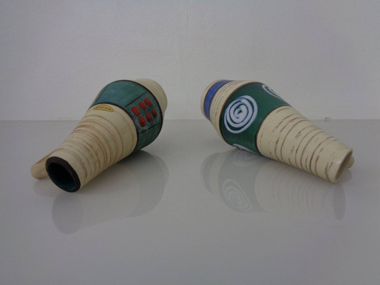 Ceramic vases by Heinz Siery for Scheurich, 1958, set of 2.