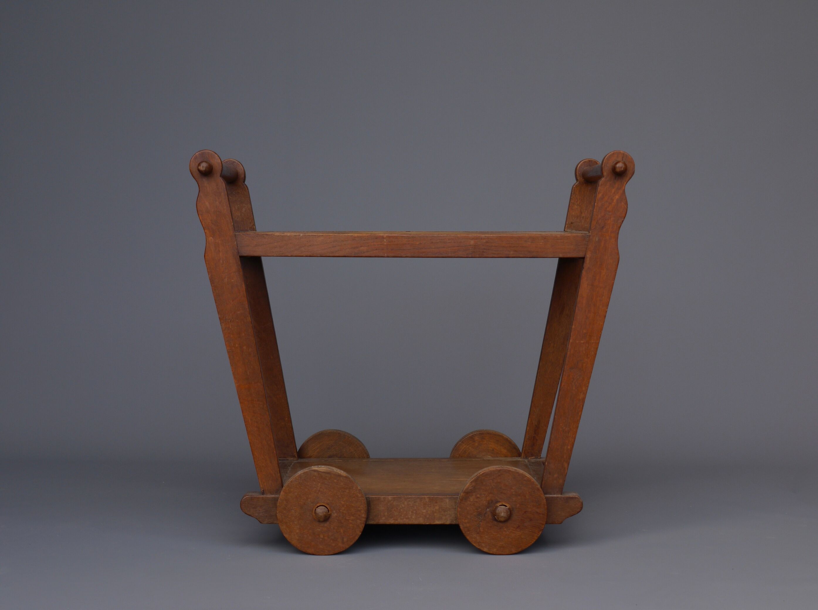 Dutch wooden tea trolley 1930s