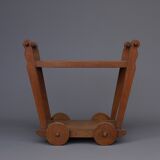 Dutch wooden tea trolley 1930s