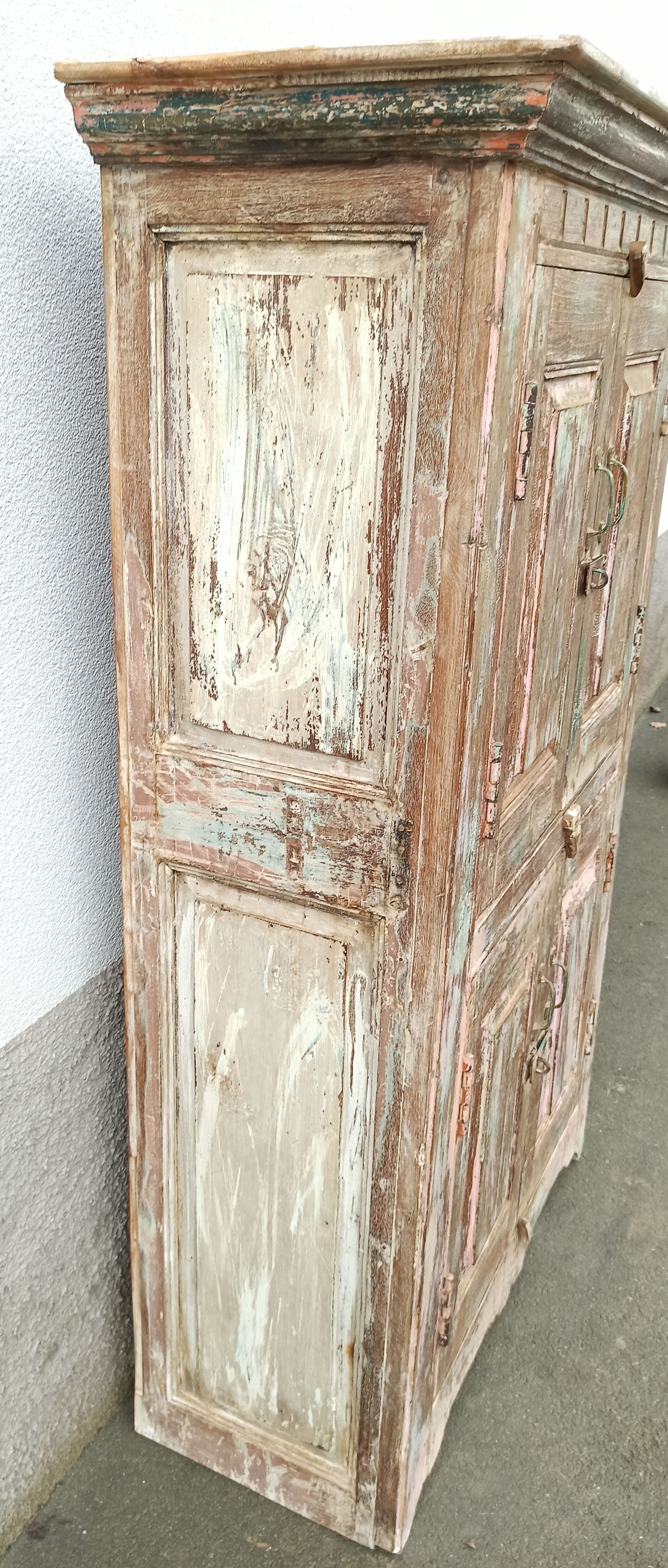 Antique wooden wardrobe