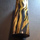 Lacquered wooden vase