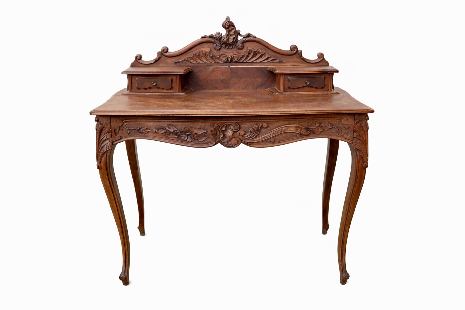Louis XV desk, 19th century, carved.