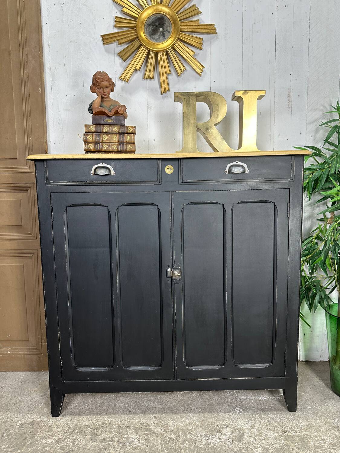Black Parisian sideboard