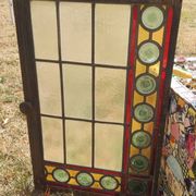 Old stained glass window