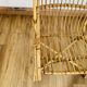 Fauteuil cubique en rotin