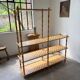 Large rattan shelf 1960