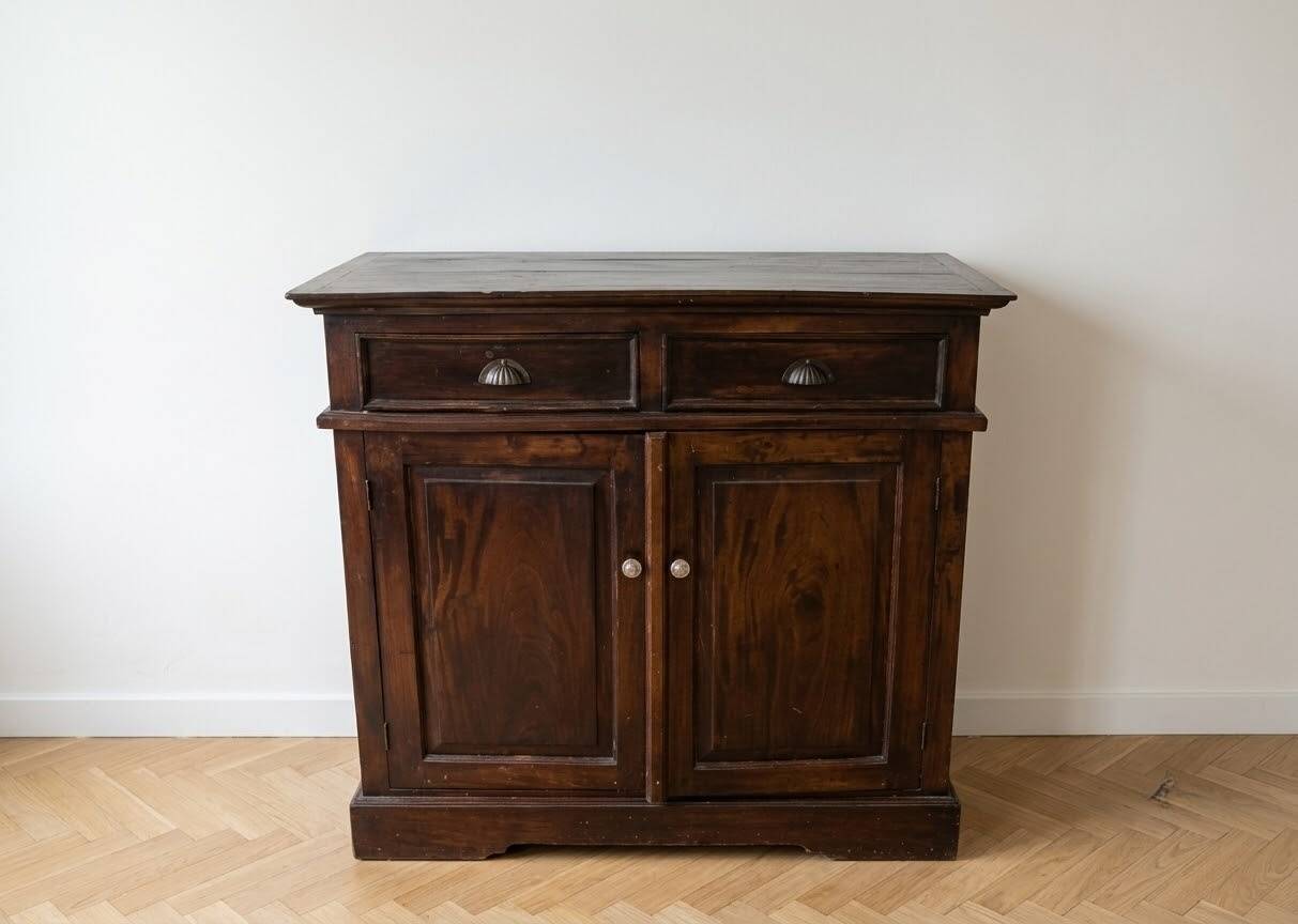 Exotic wood sideboard