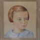 Young girl painting