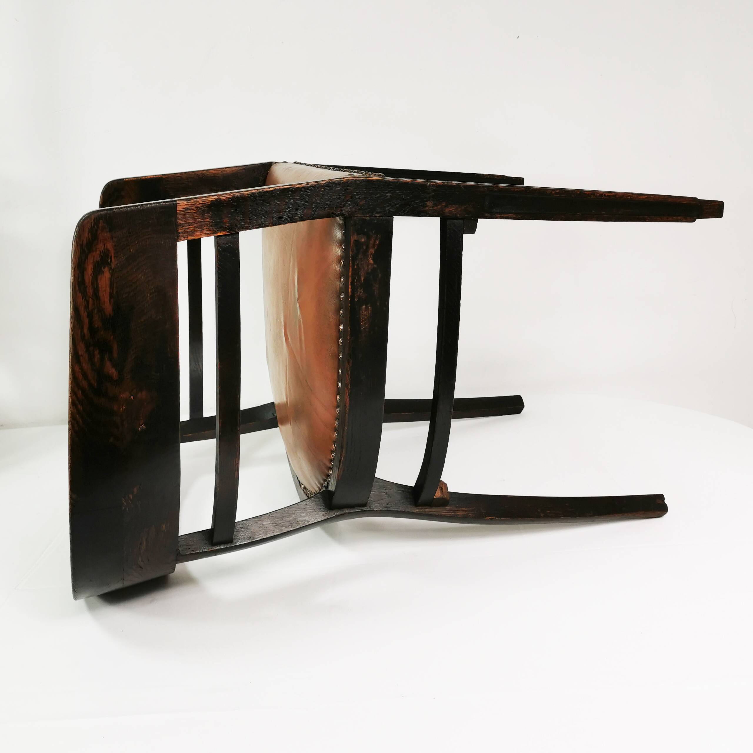 Art Nouveau office chair, Germany, 1920s.